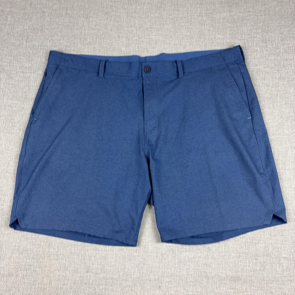 Tommy Bahama On Par Shorts Mens 44 Blue Island Performance Golf 8" Inseam